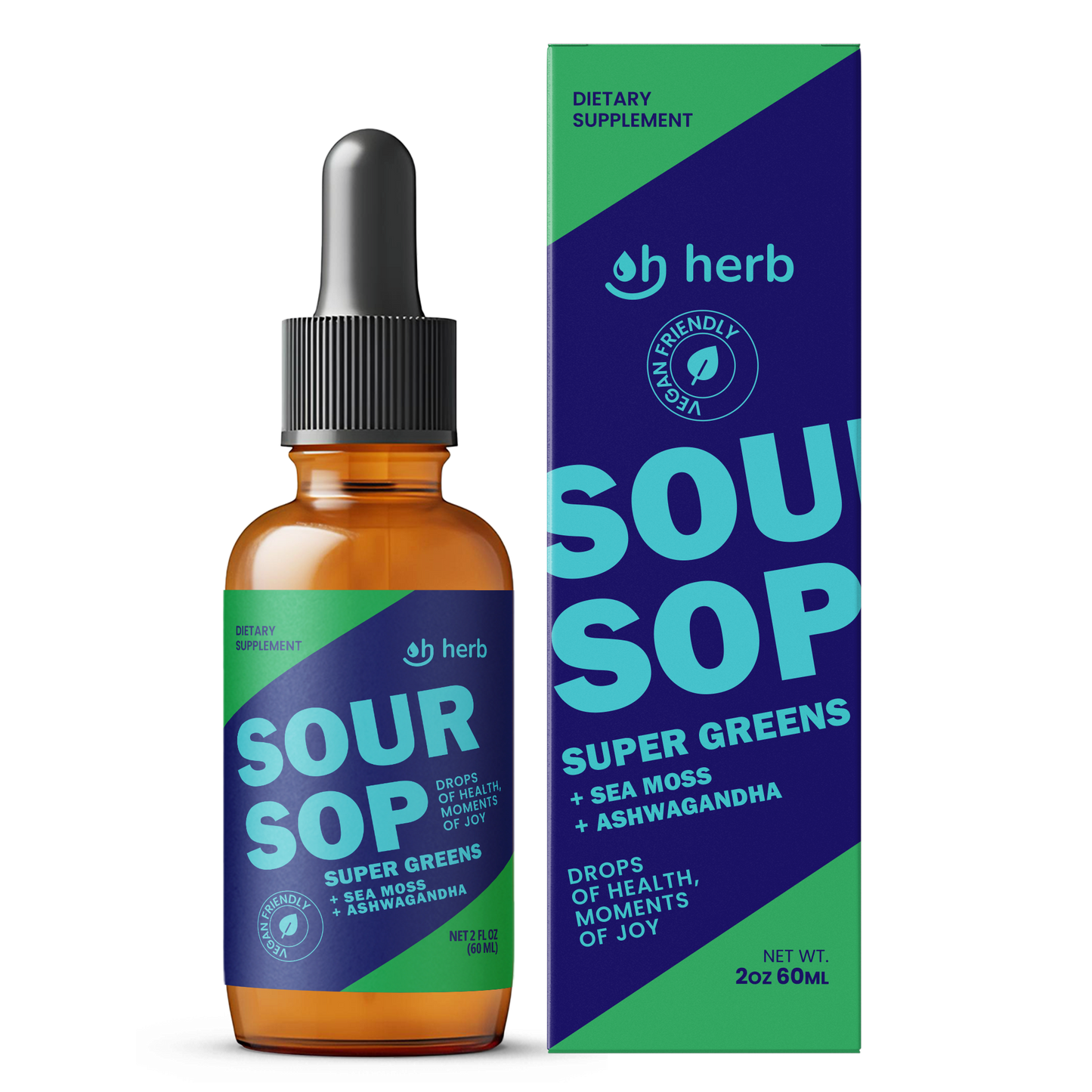 Soursop SuperGreens Drops - Superfruit · SuperGreens · Superglow