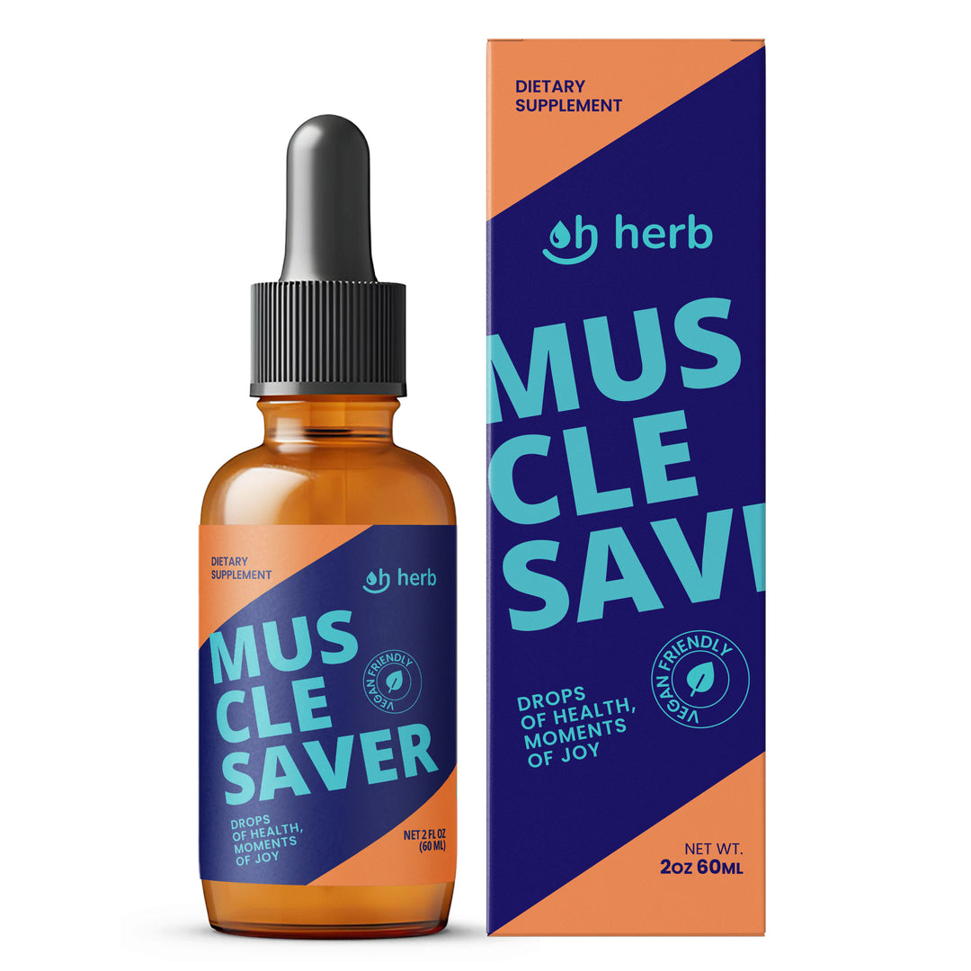 Muscle-Saver Drops - L-Leucine · Vitamin D3 - Made in US