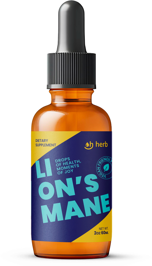Liposomal Lion's Mane Drops – Brain Boost + Mood Support