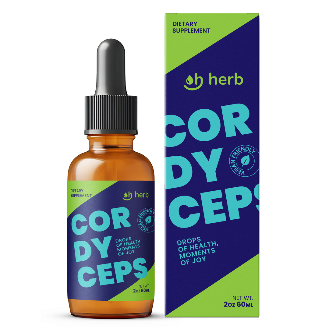Cordyceps Liposomal Liquid Drops – Energy + Stamina Booster – Made in US