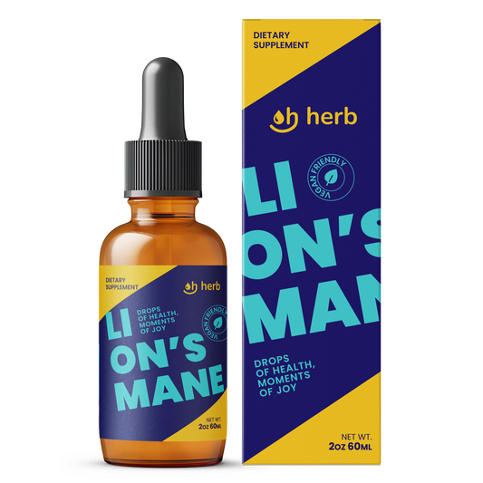 Liposomal Lion's Mane Drops – Brain Boost + Mood Support